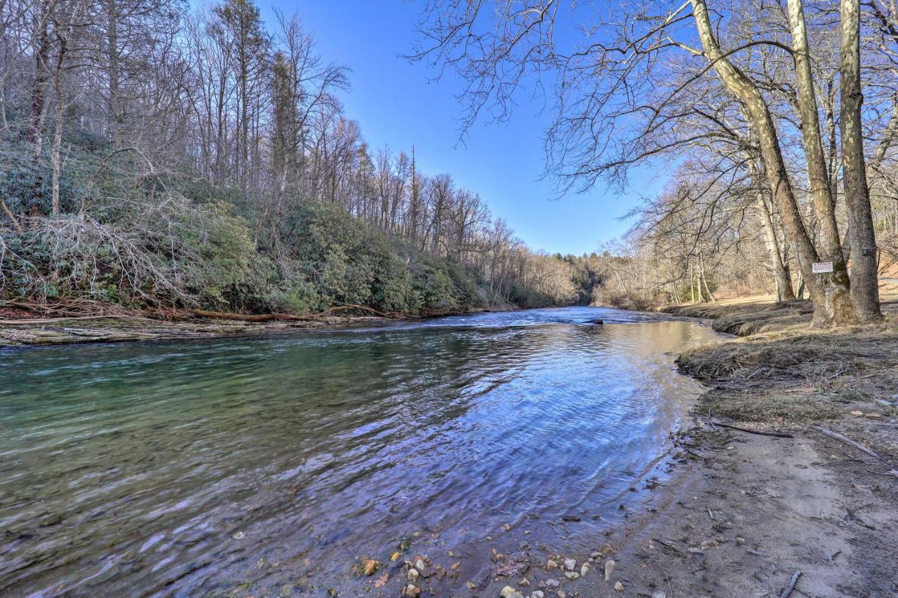 Spruce Pine Riverfront Rental Deck And 2 Fire Pits! Exteriör bild